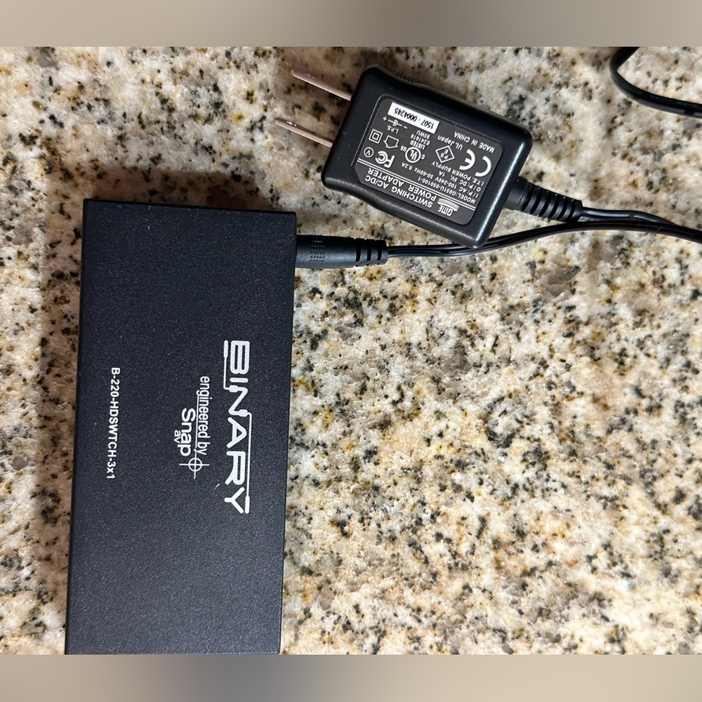 Binary B-220-HDSWTCH-3x1 3x1 HDMI Switch No Remote
